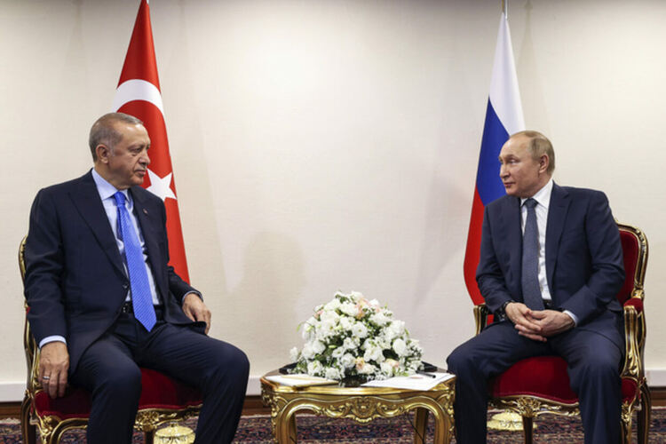 Ердоган ще се срещне с Путин в Сочи