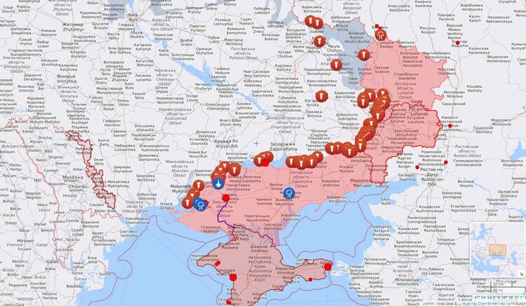 Руските части се изтеглят от източната Луганска област