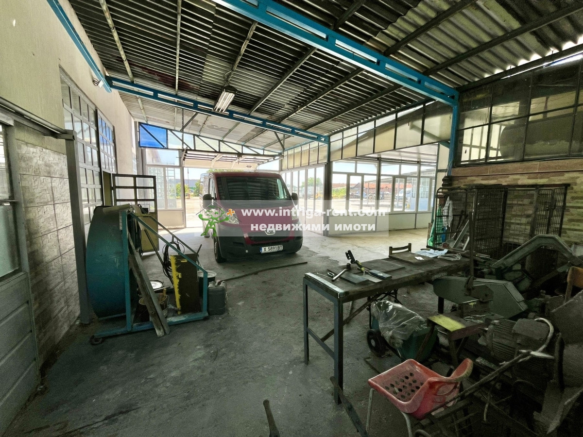 №4104 Склад с работилница под наем в село Узунджово, Хасково.